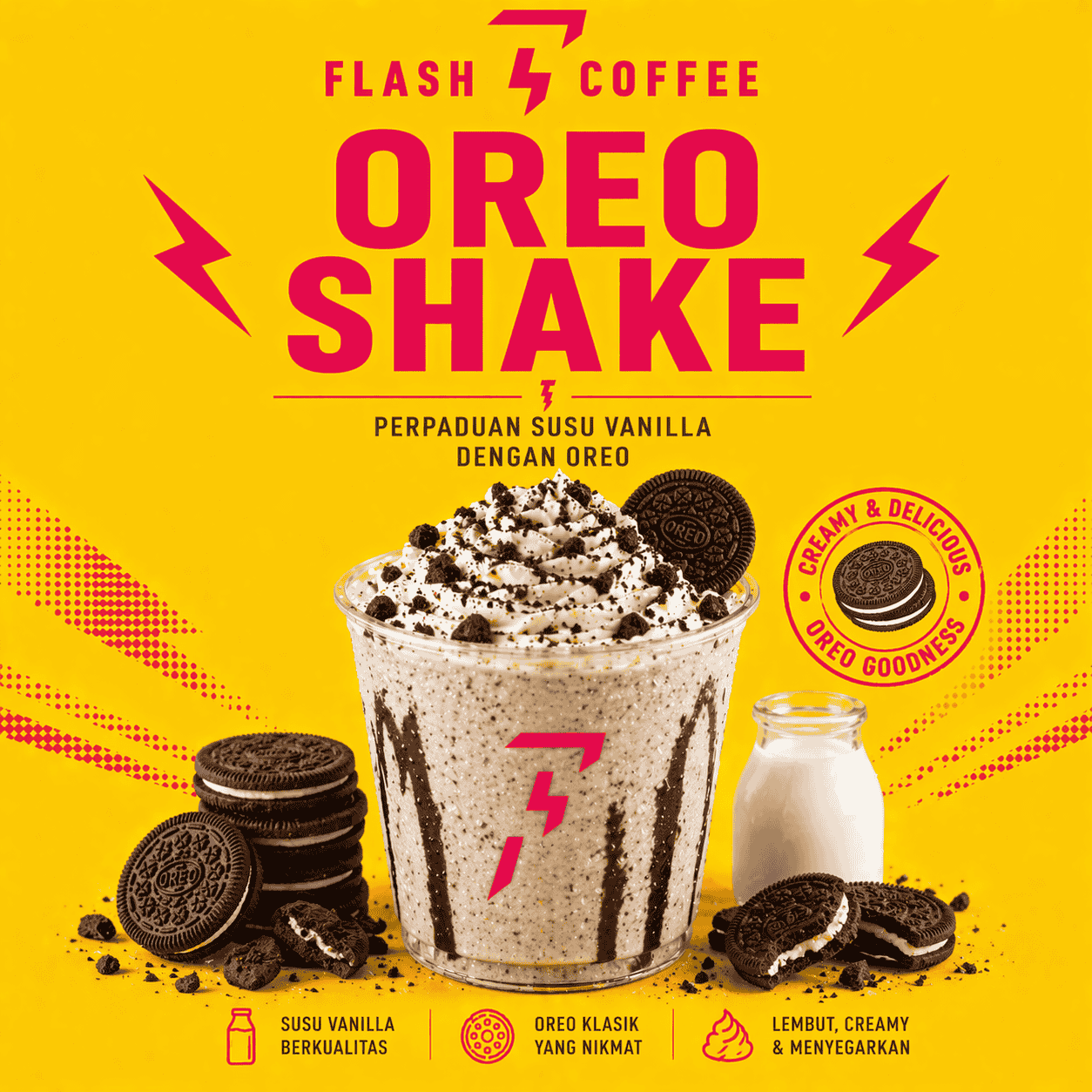 Oreo Shake Flash Coffee